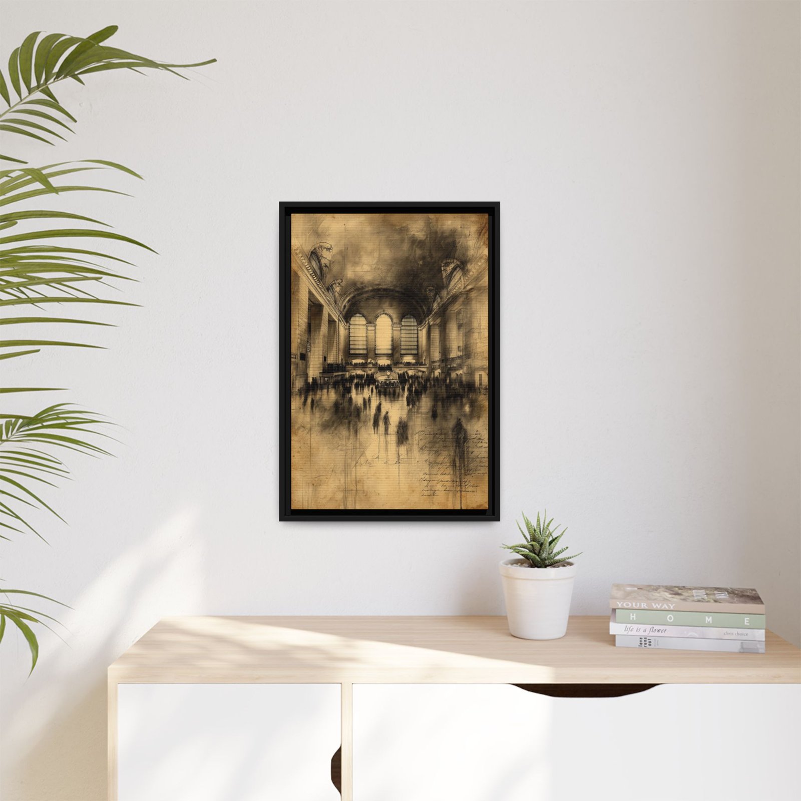 Vintage Grand Central Station Wall Art – Sepia NYC Interior Print - Image 5