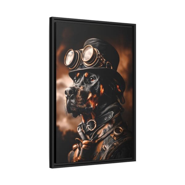 Steampunk Doberman Pinscher Wall Art – Vintage Industrial Dog Portrait - Image 5