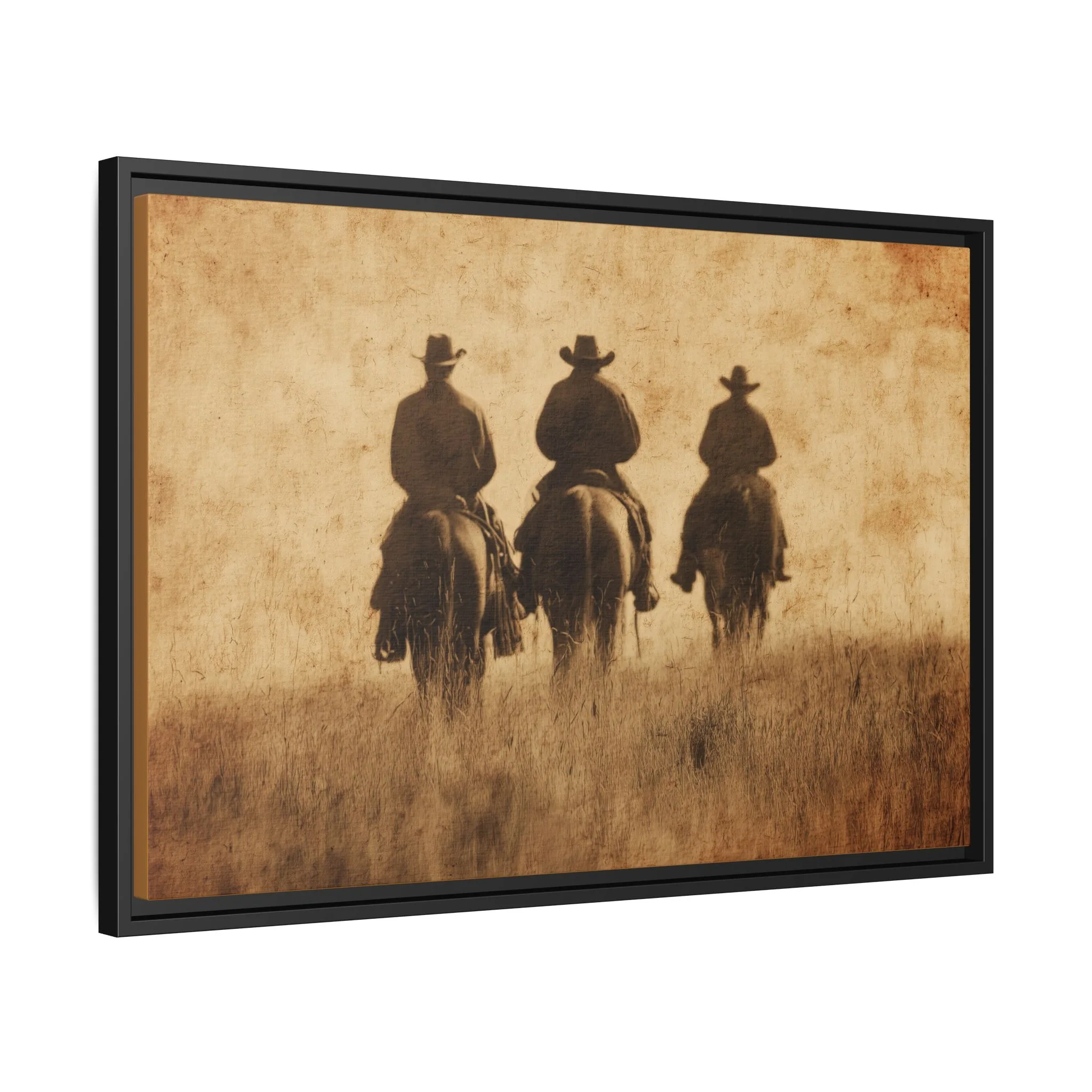 Cowboys on Horses Wall Art – Vintage Western Print - Image 3