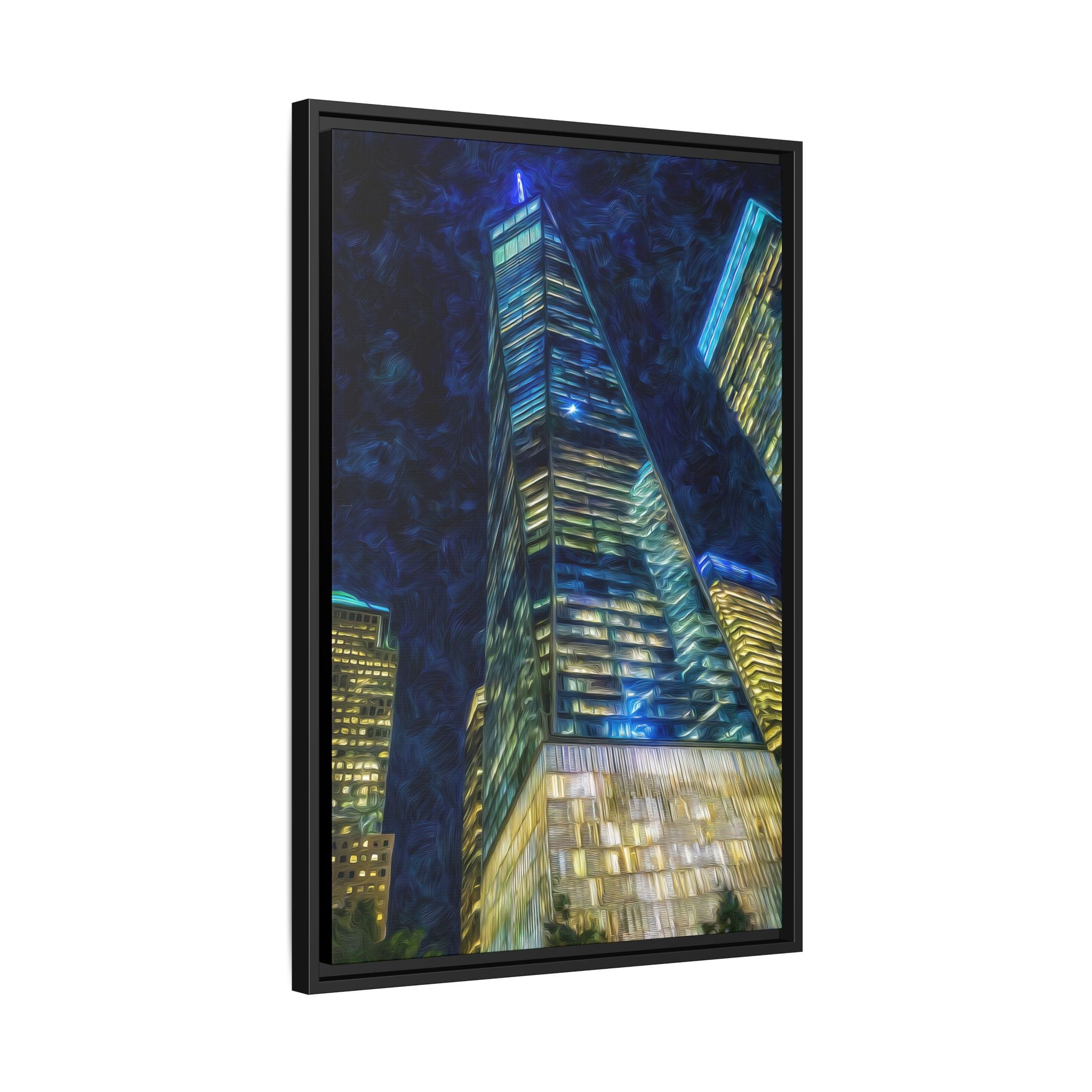 One World Trade Center Night Wall Art – Modern NYC Skyline Skyscraper - Image 3
