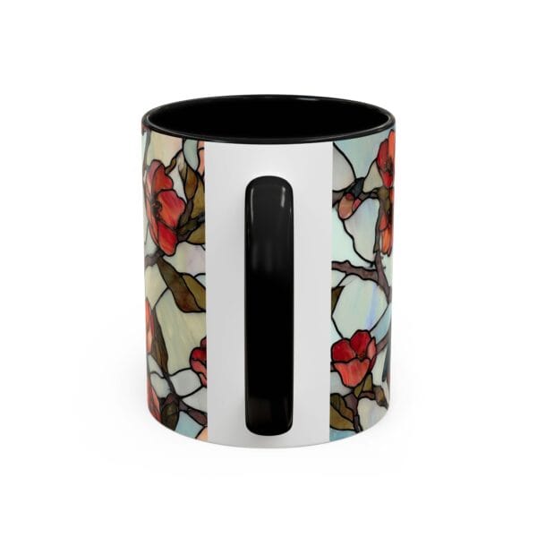 Chickadees Stained Glass Coffee Mug - Image 5