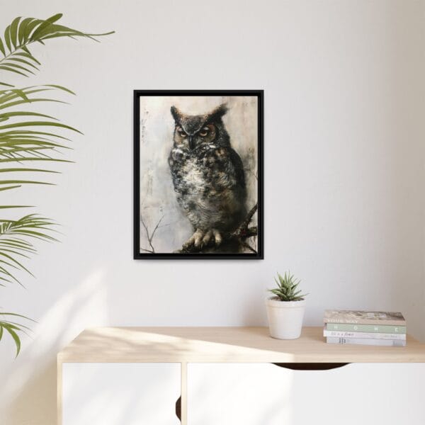 Great Horned Owl Wall Art Print - Image 4
