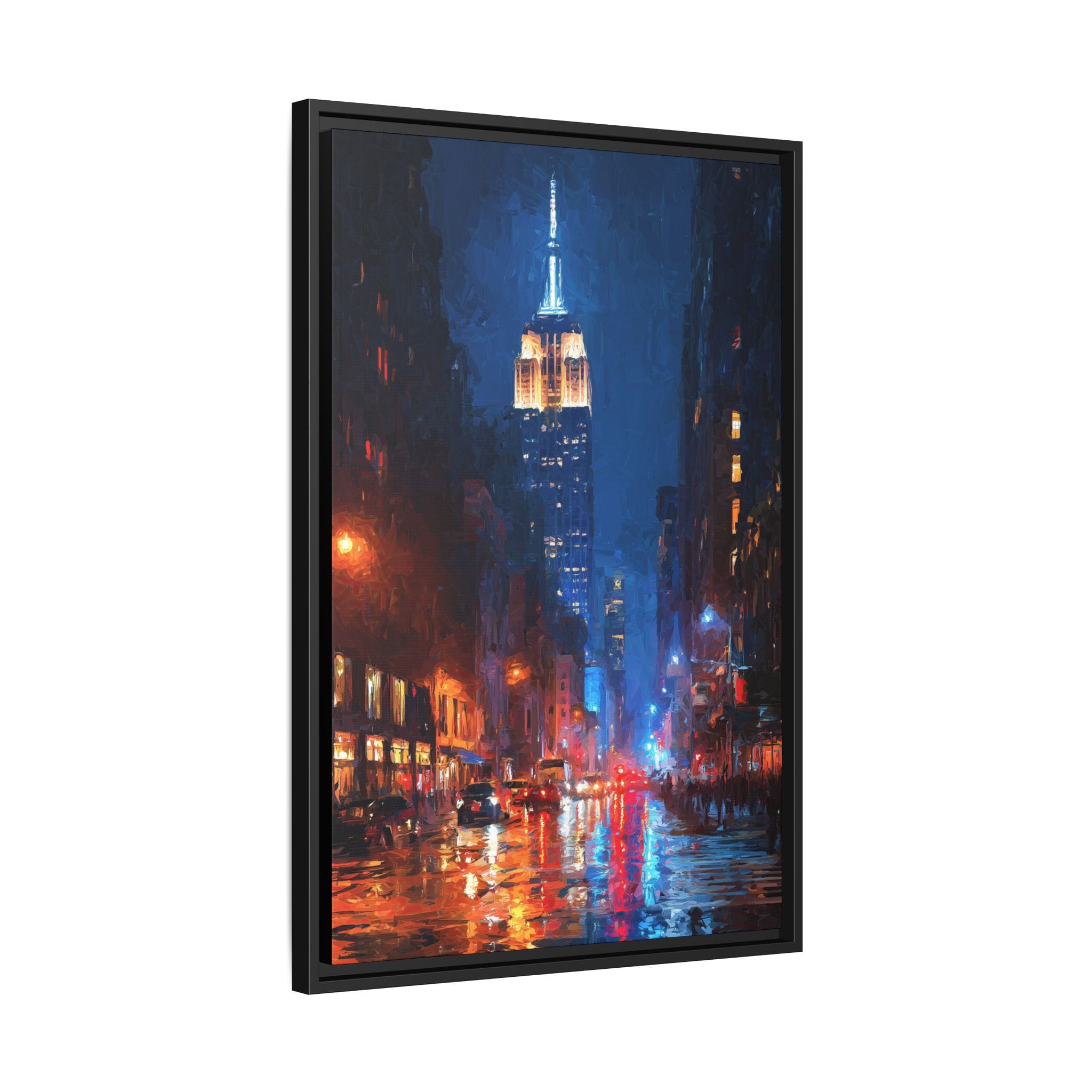 Empire State Building Wall Art – NYC Night Cityscape Print - Image 2